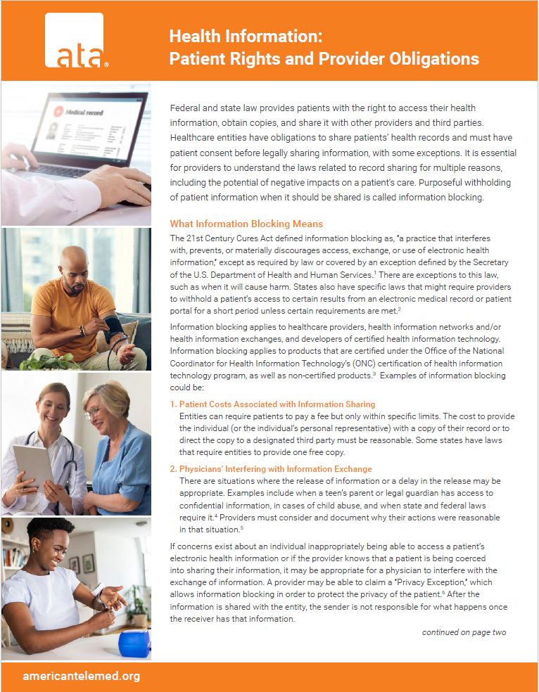 Health Information: Patient Rights and Provider Obligations